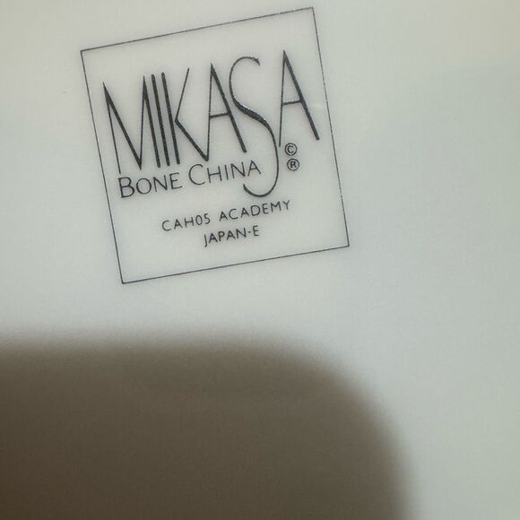Vintage Mikasa Bone China "Academy" dinner , salad , appetizer Made In Japan. - Picture 13 of 14